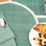 Fringed Round Placemat