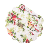 Round Quilted Placemat 17"