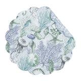 Round Quilted Placemat 17"