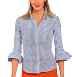 Kinsley Gingham Blouse