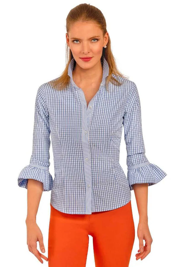 Kinsley Gingham Blouse