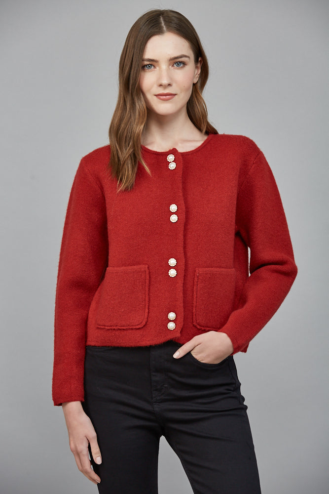 Pearl Button Cardigan