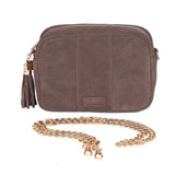 Pom Pom London City Suede Bag