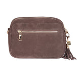 Pom Pom London City Suede Bag