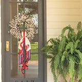 American Flag Wreath Sash-Long