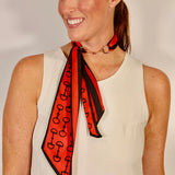 Horsebit Scarf Necklace