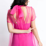 Organza Bow Maxi Dress