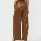 Metallic Crinkle Trousers