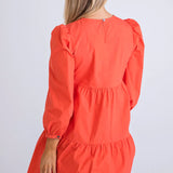 Poplin Tiered Dress