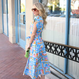 Santorini Pocket Shirt Dress