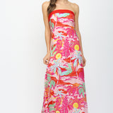 Lauren Strapless Maxi Dress