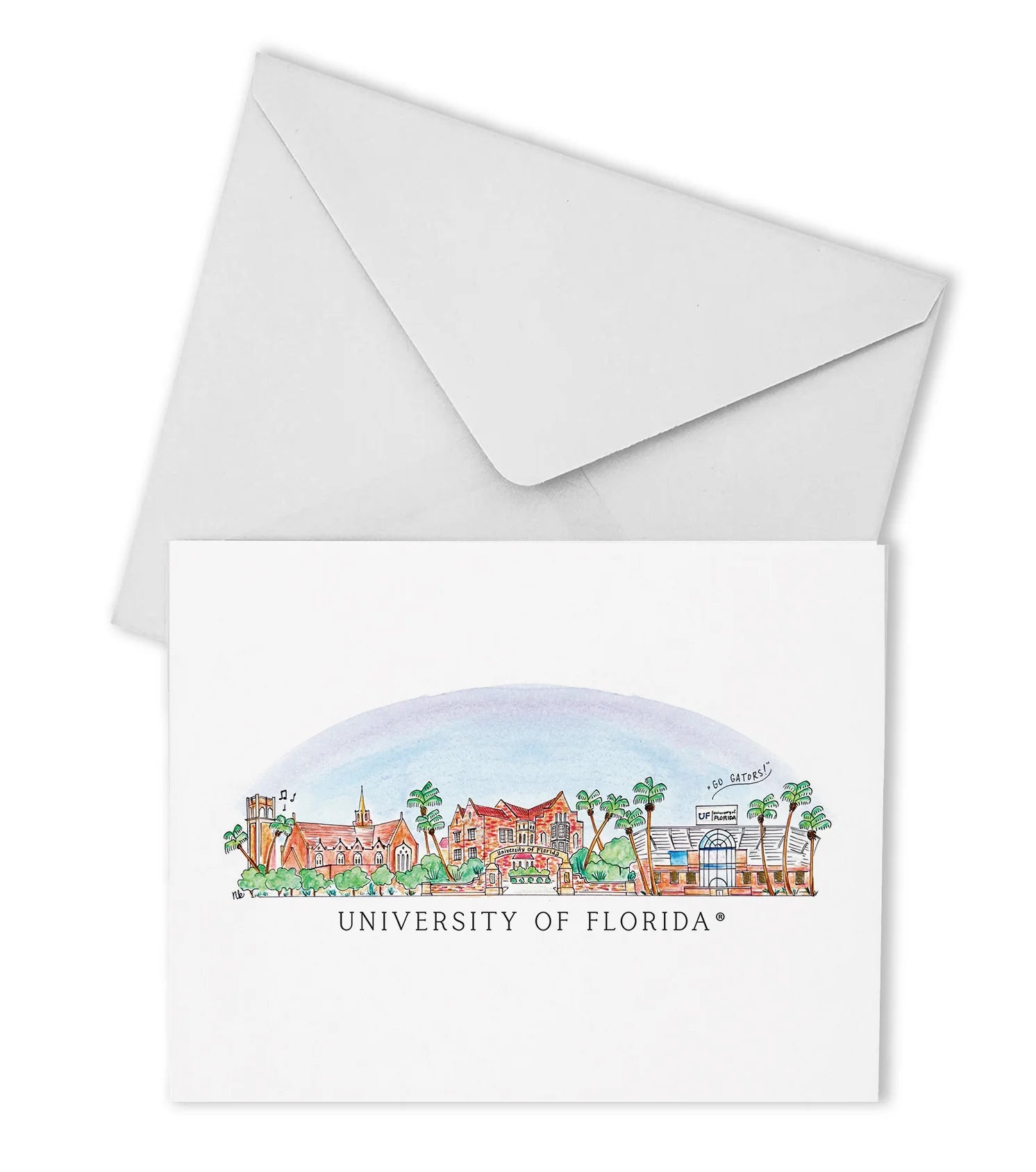 School Skyline Boxed Note cards