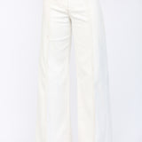 Contrast Stitch High Waisted Pant