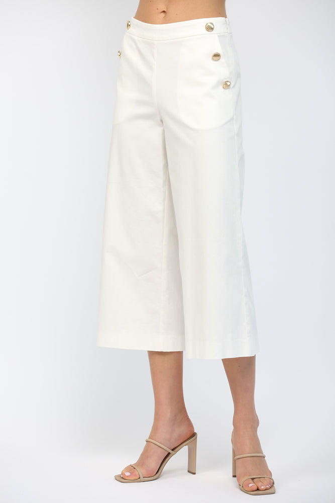 Celia Cropped Wide Pants