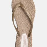 Cheerful Textured Flip Flops