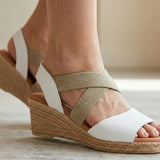Eric Michael Foxy Wedge Sandal