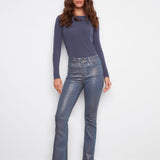 Foil Pocket Stretch Pants