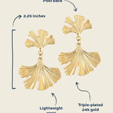 Ginkgo Earrings