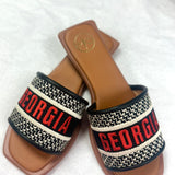 Georgia Gameday Sandals