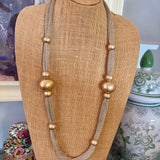 Multi Bead Mesh Necklace