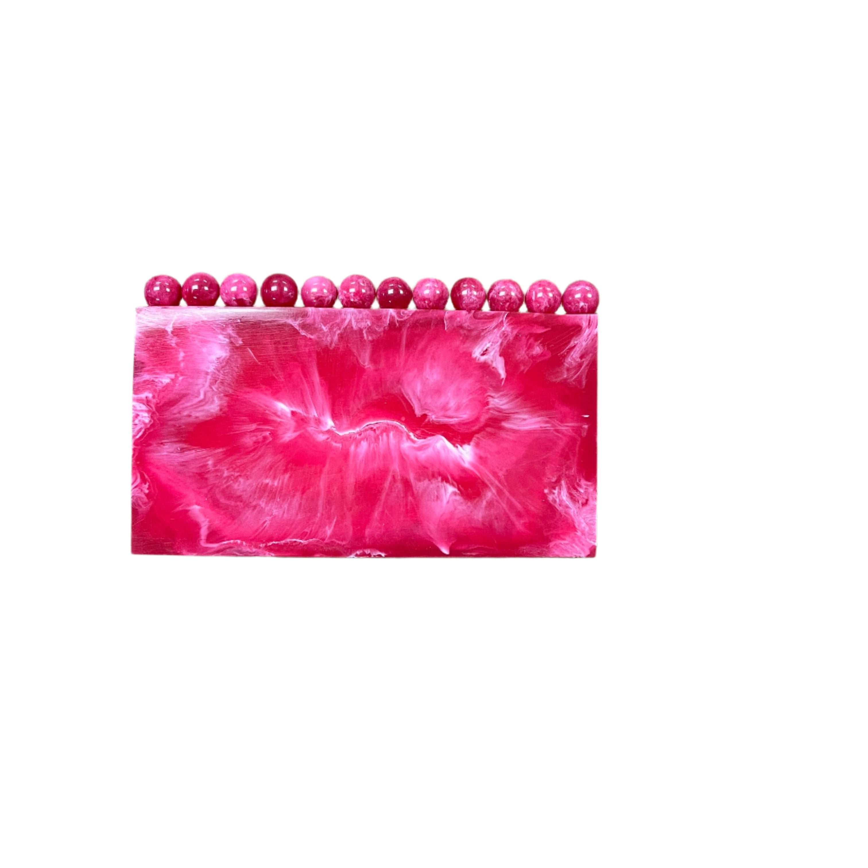 Nima Acrylic Box Clutch