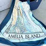 Amelia Island Nautical Blanket