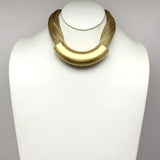 Mesh Curved Necklace