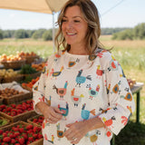 Chicken Print Top