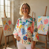Abstract Print Top