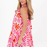 Lara High Neck Dress