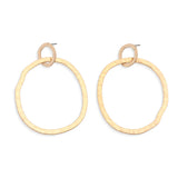 Rebbecca Hammered Hoops
