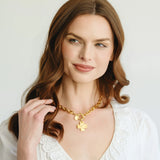 Cross Toggle Necklace