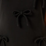 Bow Detailed Sleeveless Midi Dress
