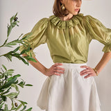 Ruffle Detail Blouse