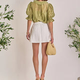 Ruffle Detail Blouse