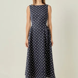 Polka Dot Midi Dress
