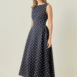 Polka Dot Midi Dress
