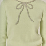 Rhinestone Bow Knit