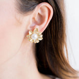 Marigold Pearl Studs