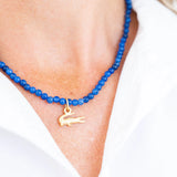 Alys Alligator Blue Lapis Necklace