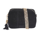 Pom Pom London City Suede Bag