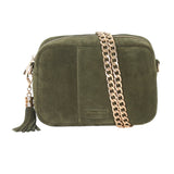 Pom Pom London City Suede Bag