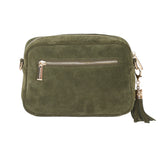 Pom Pom London City Suede Bag