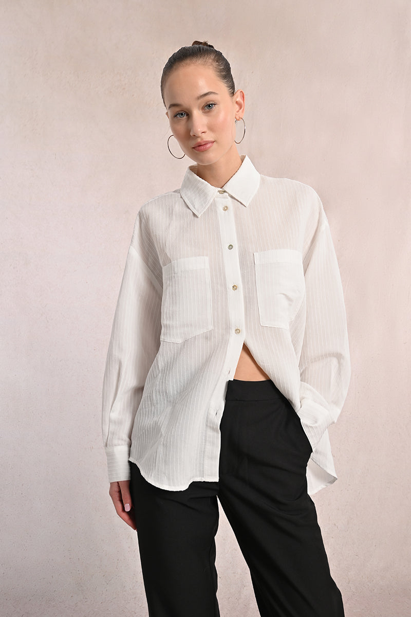 Morgan Collared  Shirt