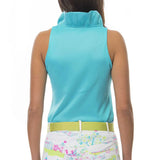 Jersey Ruffle Neck Top