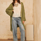 LUREX KNIT CARDIGAN