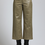 Vegan Leather Wide Leg Pant