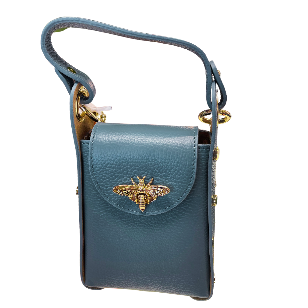 Leather Butterfly Clutch
