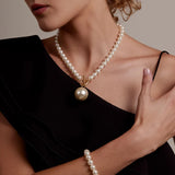 Pearl Charm and Toggle Bracelet