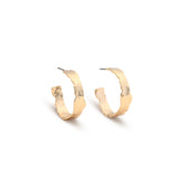 Wendolyn Hammered Hoops